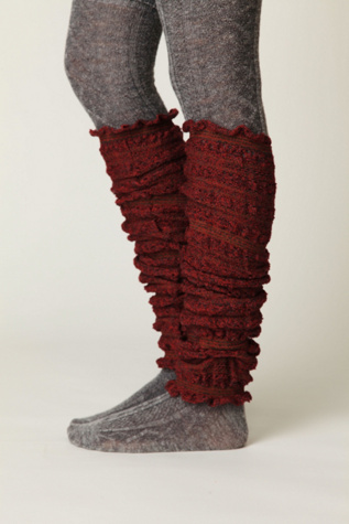 Ruched Knit Legwarmer