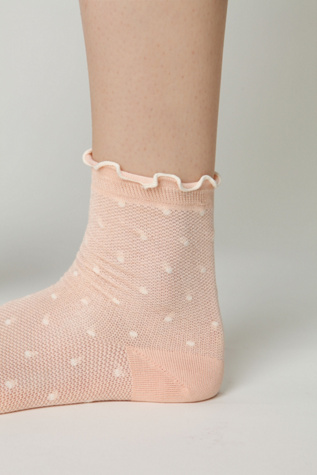 Mesh Dot Ankle Sock
