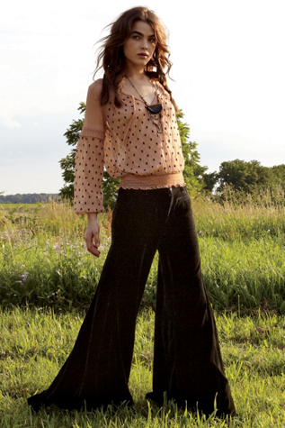 FP Velvet Extreme Wideleg Pant