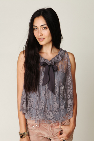 Lovely Lace Tie Top
