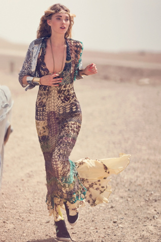 Floral Nights Silk Maxi Dress