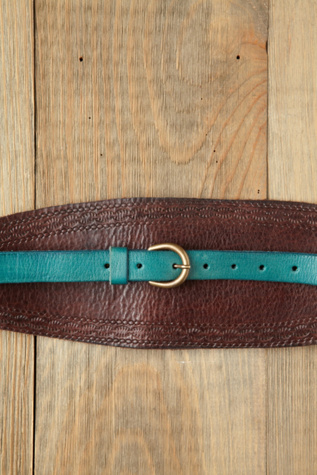 Chocolate / Turquoise