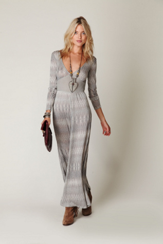 Diamond Stripe Long Romper