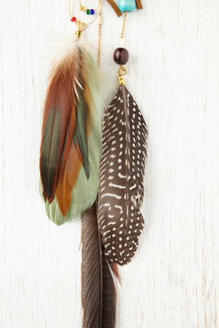 Falling Feather Hair Clip