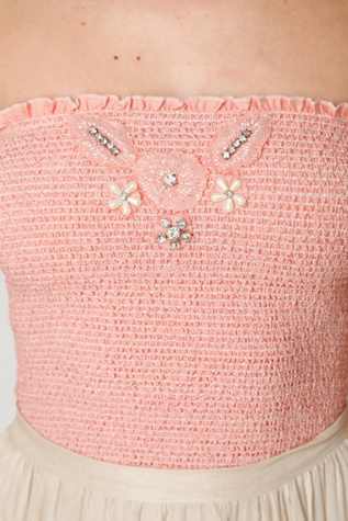 FP ONE Smocked Beaded Bandeau