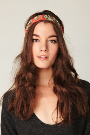 Embroidered in Floral Headband