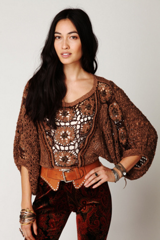 Embellished Bubble Sleeve Pullover