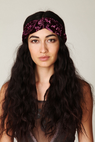 Burnout Velvet Turban