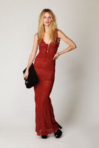 Gialos Knitted Maxi Dress