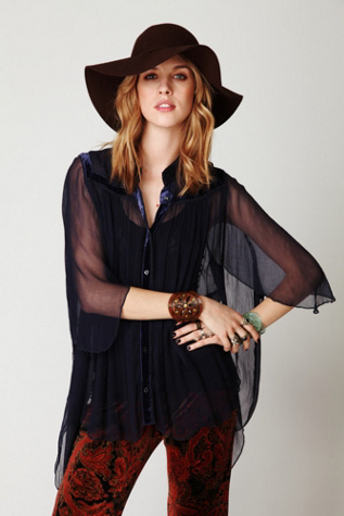FP New Romantics Chiffon Capelet