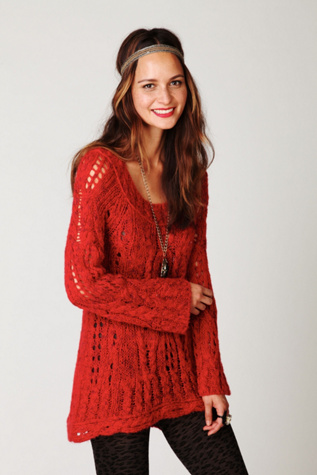 Fluted Cable Pullover