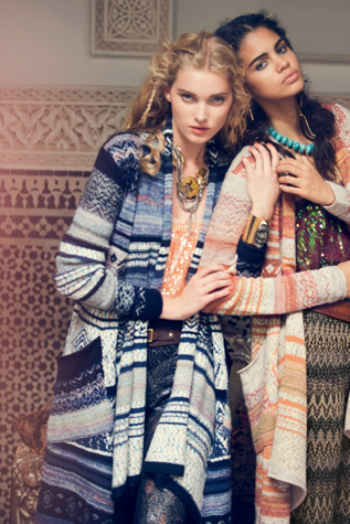 Fairisle Long Cardigan