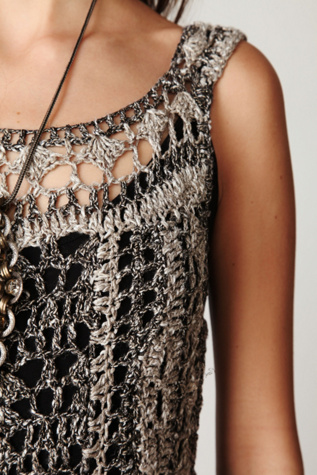 FP SPUN Roaring 20s Crochet Dress