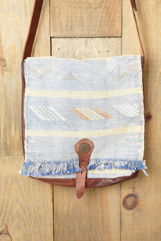 Vintage Blanket Satchel