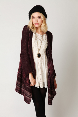 Lurex Stripe Cardigan