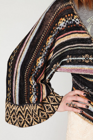 Kimono Striped Sweater
