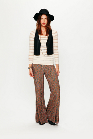 Floral Print Pullover Pant
