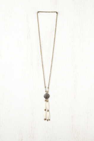 Concho Beaded Pendant