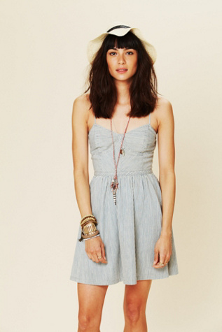 Denim Bustier Dress