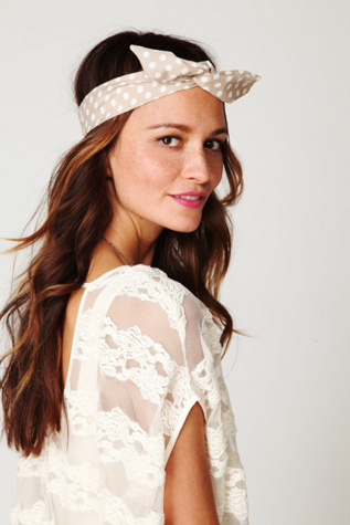 Polka Dot Tie Turban