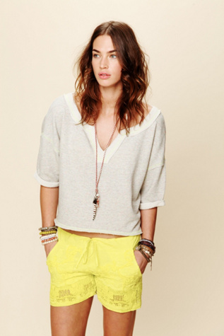 Crochet Border Shorts