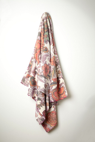 Damask Flower Beach Towel