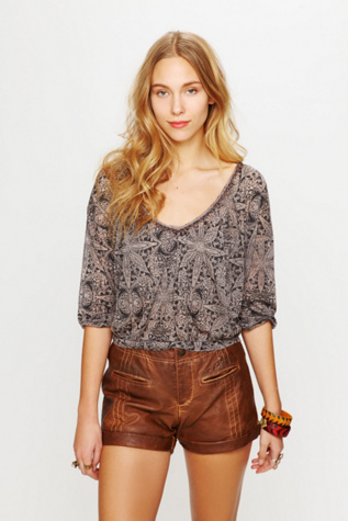Saffron Fields Embellished Tee