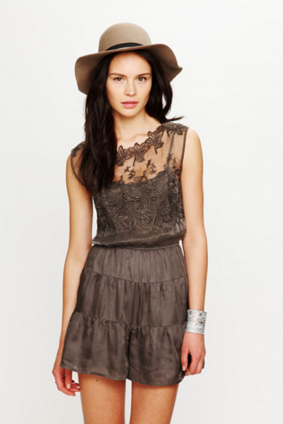 Embroidered Shortie Jumpsuit