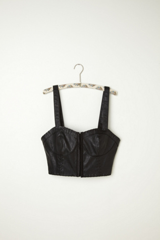 Vegan Leather Bustier