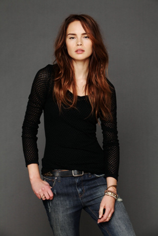 Chunky Fishnet Long Sleeve Top