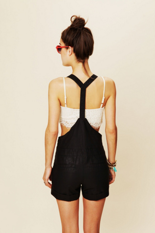 Vegan Leather Overalls