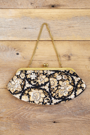 Free People Vintage Floral Embroidered Clutch