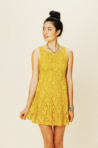 Sleeveless Miles of Lace Dress