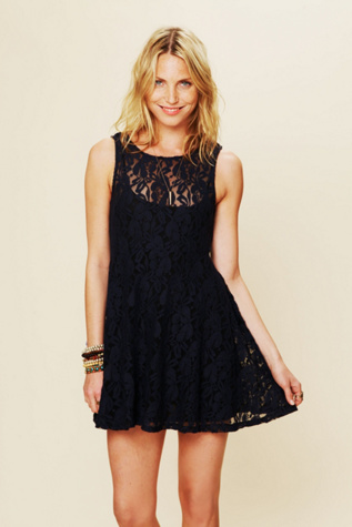 Sleeveless Miles of Lace Dress