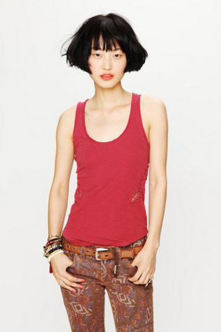 Lace Battenburg Inset Tank