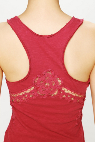 Lace Battenburg Inset Tank