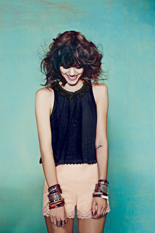 Peter Pan Drapey Jersey Top