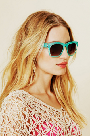 Lace Print Sunglasses