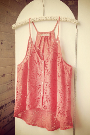 Love Sam Eyelet Tank