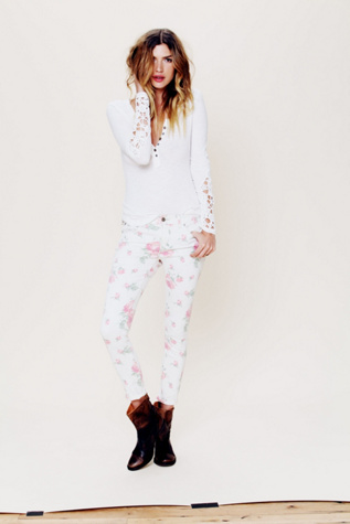Printed Ankle Skinny