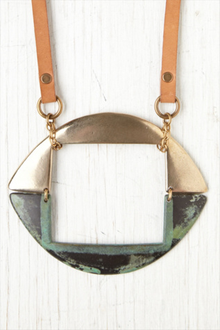 Annie Costello Brown Horizon Bronze Collar