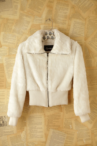 Free People Vintage Fuzzy Zip Jacket in vintage-jackets
