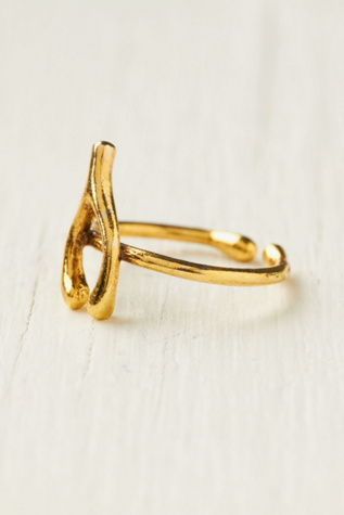 BRASS WISHBONE