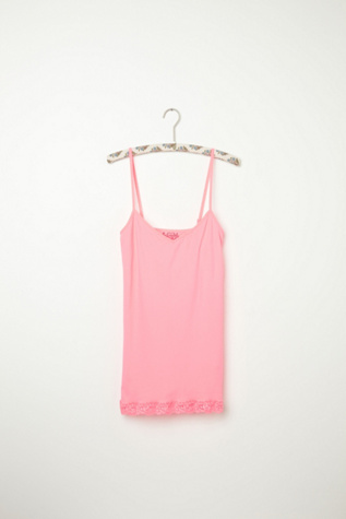 Lace Trim Seamless Tank