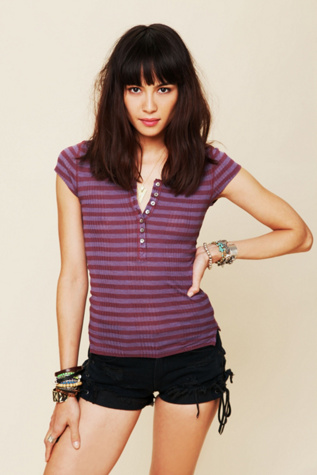 Sailor Stripe Rib Tee