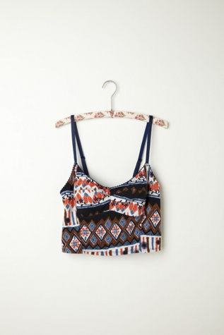 Printed Crop Bra