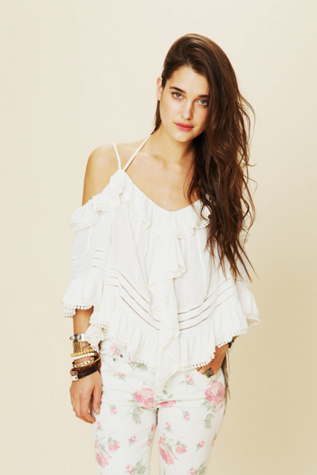 Open Shoulder Blouse