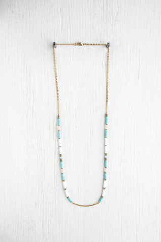 Multi Bead & Metal Necklace