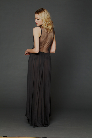 Plunging V Maxi Dress