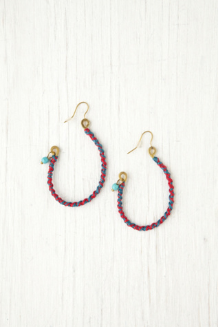 Fabric Wrap Earrings